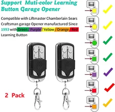 Universal Garage Door Remote for Craftsman Liftmaster Chamberlain Opener Control