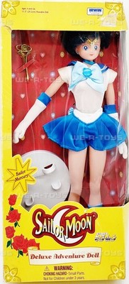 Sailor Moon Deluxe Adventure Sailor Mercury Doll Irwin 2000 #03428 NEW