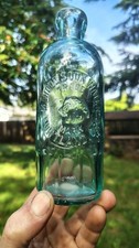 MINT! MT HOOD SODA WORKS HUTCHINSON EMBOSSED BEAR PORTLAND OREGON OR