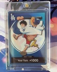 2026 ONE PIECE LA DODGERS LUFFY DON CARD PROMO NM - very small whitening