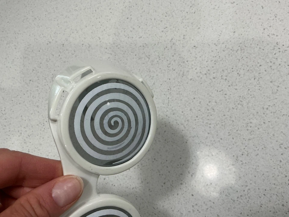 GAFAS BLANCAS DR. PEEPERS, WILLY WONKA CHARLIE CHOCOLATE ESTILO FÁBRICA ELEGANTE Foto 3 de 4