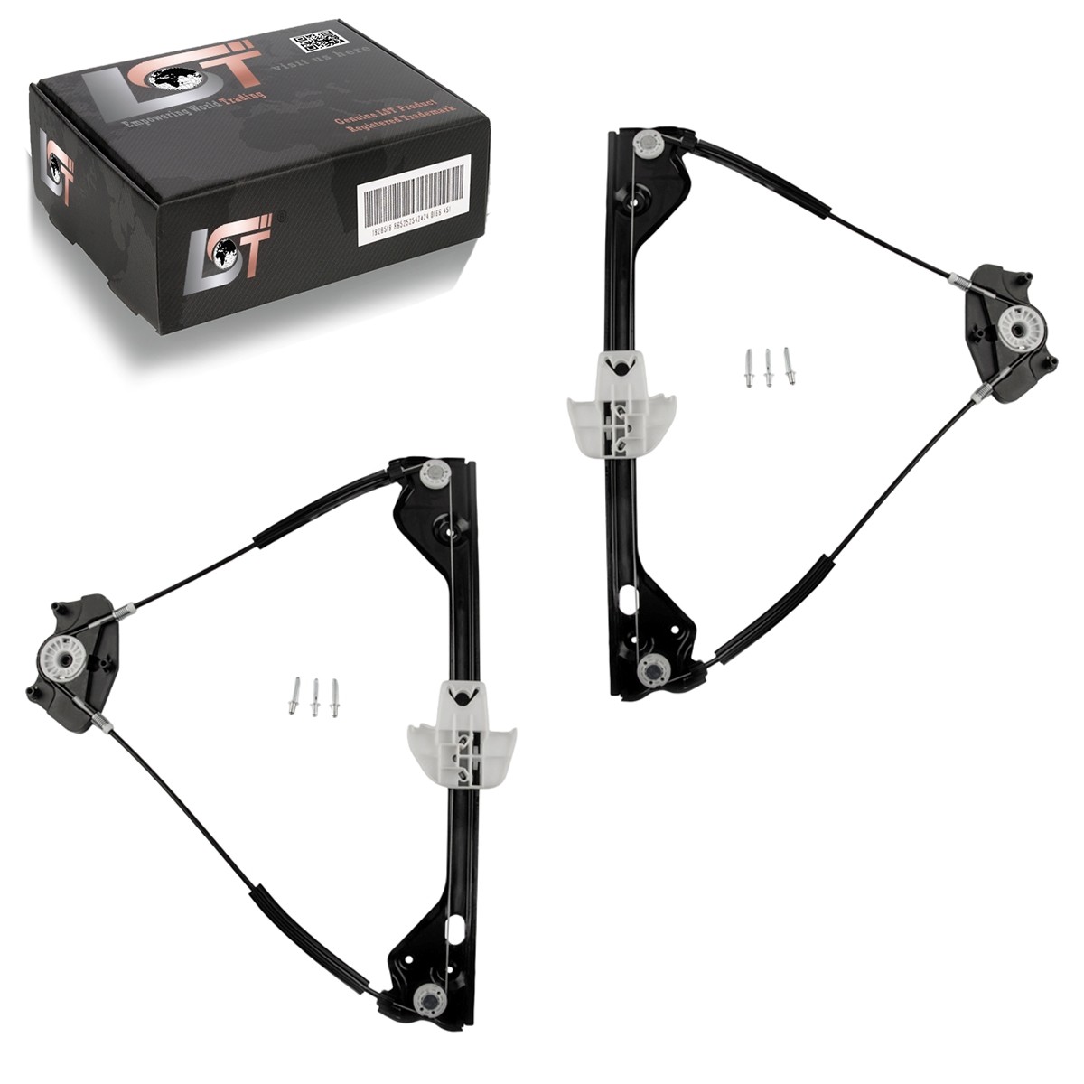 2X Electric Window Lifter Rear Left Right For VW Touran 1T1 1T2 1T3 03-15