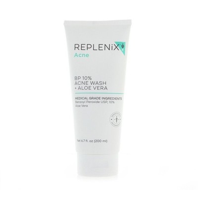 Replenix BP Acne Wash 10% With Aloe Vera 6.7 Brand New