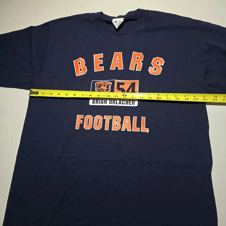 Футболка Chicago Bears Brian Urlacher No54 Majestics Y2K размер большой - Изображение 4 из 4