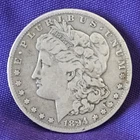 🔥TOUGH KEY DATE 👀🔥1894-S FINE+ XF MORGAN Dollar Nicks/Dings Nice EYE Appeal