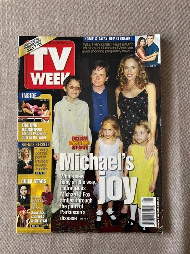 Vintage television - "Australian TV Week" Jul 2001 Invertigo Michael J. Fox