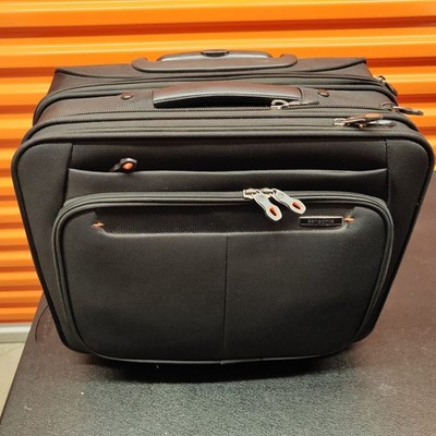 Samsonite Rolling Laptop Case Wheeled Business Travel Carry-On Briefcase Black
