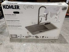 Kohler 78960-1PC-NA Pro-Function Kitchen Sink Kit Stainless Steel / Read 
