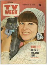 TV WEEK (Victoria) Feb 6 1965 DINAH LEE