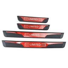 Red Door Sill Protectors - Scratch Protection for Car Trim - Limited - Red