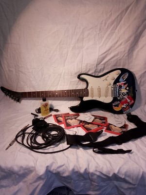 Epiphone S-310 Stratocaster E-Gitarre Korea 90er + Zubehör Kabel Saiten Gurt