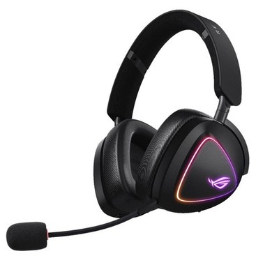 ASUS ROG Delta II kabelloses RGB Gaming Headset (Bluetooth, 3,5-mm-Anschluss)