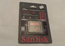 SanDisk Ultra 2 GB Compact Flash Card - 15 mb/s SDCFH-002G-A11 