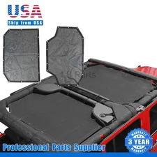 Anti-UV Bikini Sunshade Mesh Shade Top Cover For jeep Wrangler JK JKU 2007-18