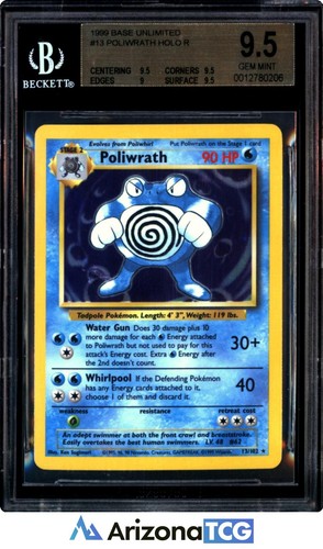 Poliwrath graded BGS 9.5 for sale on eBay