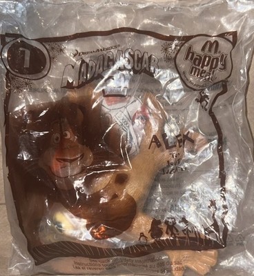 2008 MADAGASCAR 2 MCDONALDS HAPPY MEAL Toy #1 ALEX BNIB