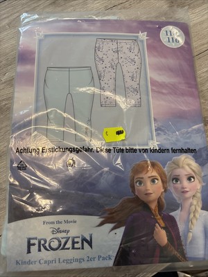 Kinder Capri Leggins 2er pack Disney Frozen 110/116