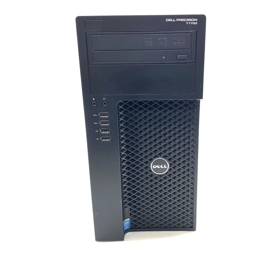Dell Precision T1700 Tower Xeon E3-1226 v3 3.30GHz 24GB 480GB SSD Win10P W4100 - Image 2 of 4