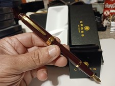 RARE CROSS CLASSIC BURGUNDY LACQUER AND 23KT GOLD FOUNTAIN PEN NEW COLLEGE GIFT