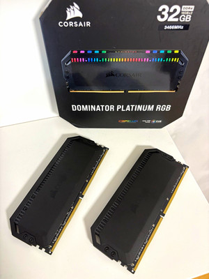 Corsair Dominator Platinum RGB 32GB (2x16GB) DDR4-3466 DIMM Intel XMP