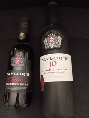 2 x Portwein -  10 Year Old Tawny Port + Taylors Port Select Reserve Ruby