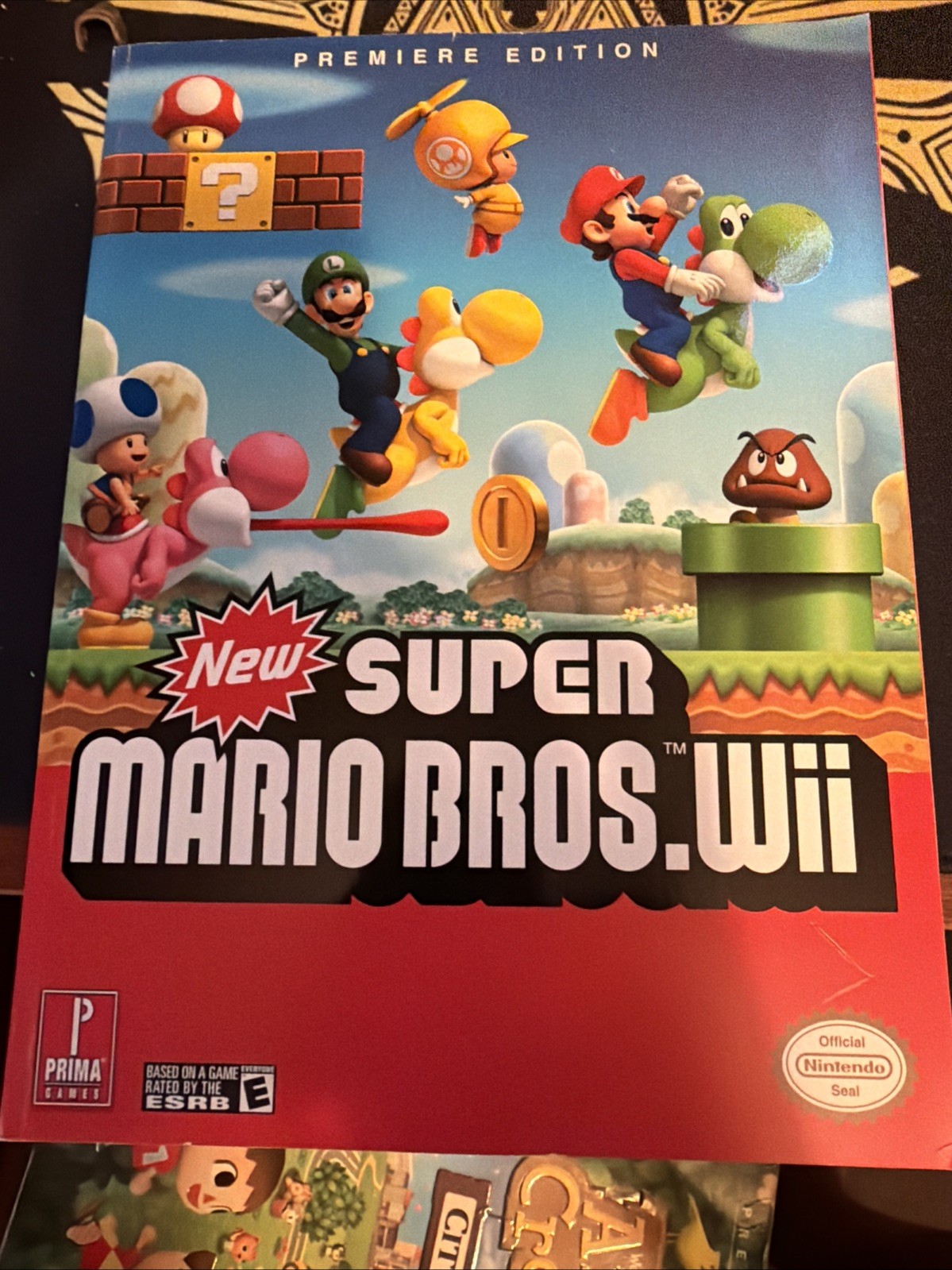 Super Mario Bros Wii Prima Strategy Game Guide Premier Edition Paperback Book