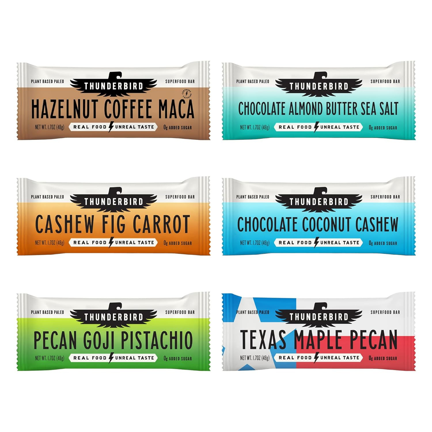 - Gluten Free, Paleo, Vegan Snack Food Bar Variety Pack - 102 Ounce