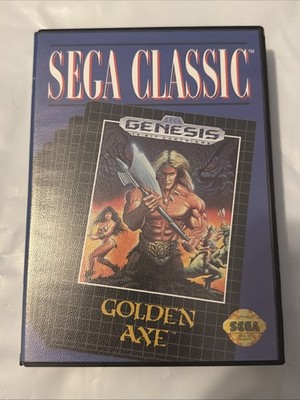 Golden Axe (Sega Genesis, 1989) Box and  Manual ONLY