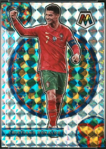 Cristiano Ronaldo 2021-22 Panini Reactive Red Mosaic World Cup