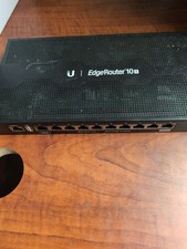 Ubiquiti EdgeRouter ER-10X 10-Port Gigabit Router   Tested  Working