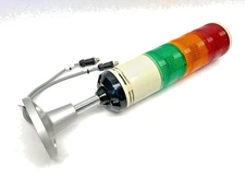 Schneider Electric XVC1B3SK Monolithic Tower Light, Audible, Red Orange Green