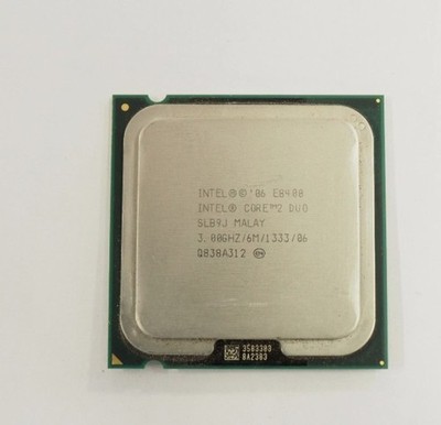 Intel Core 2 Duo E8400 LGA775 SLB9J 3.0GHz 6MB CPU Processor