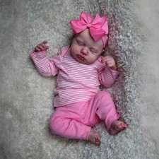 Lifelike 20 Inch Reborn Baby Doll, Realistic Girls,Nice Gift for Kids 3+