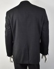 JOS A BANK Charcoal & Black Crosshatch Wool 2-Piece Pleated Suit 44R x 36W — photo 4
