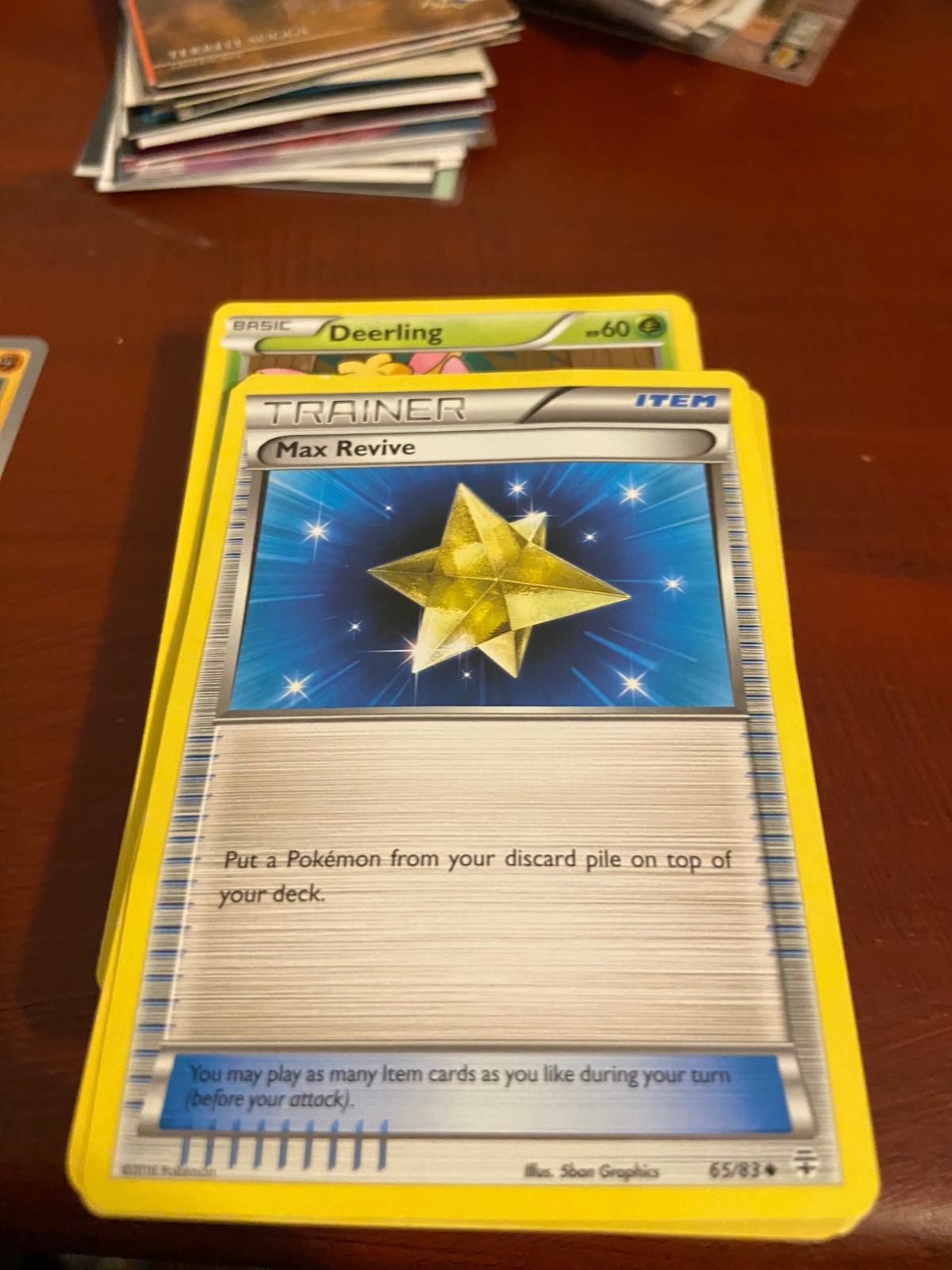 Uncommon Max Revive Pokemon Trainer Card, Generations Set 65/83