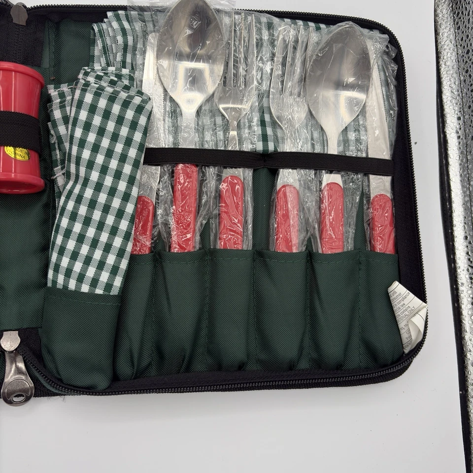 Coleman Juego de 16 Piezas Bolso de Picnic para 2 Cubiertos Lugares para Camping Senderismo Foto 4 de 4