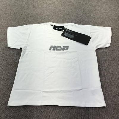 Hood By Air Shirt Mens Medium White HBA Logo Embroidered
