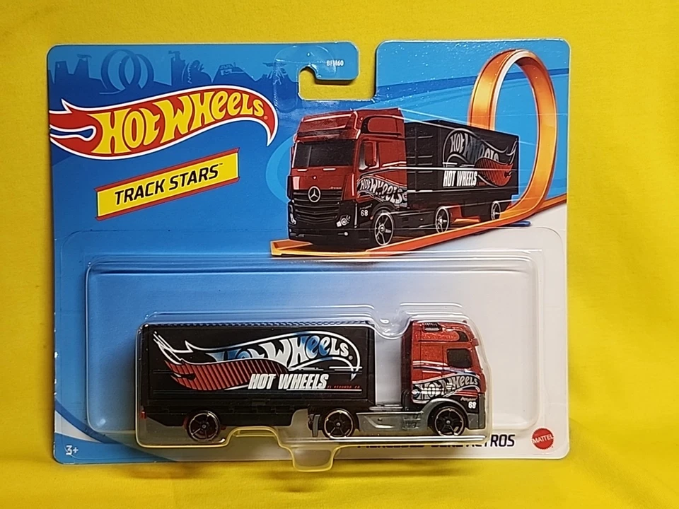 Грузовик 2019 Hot Wheels Track Stars Mercedes Benz Actros Mattel BFM60🔥Trucks - Изображение 2 из 4
