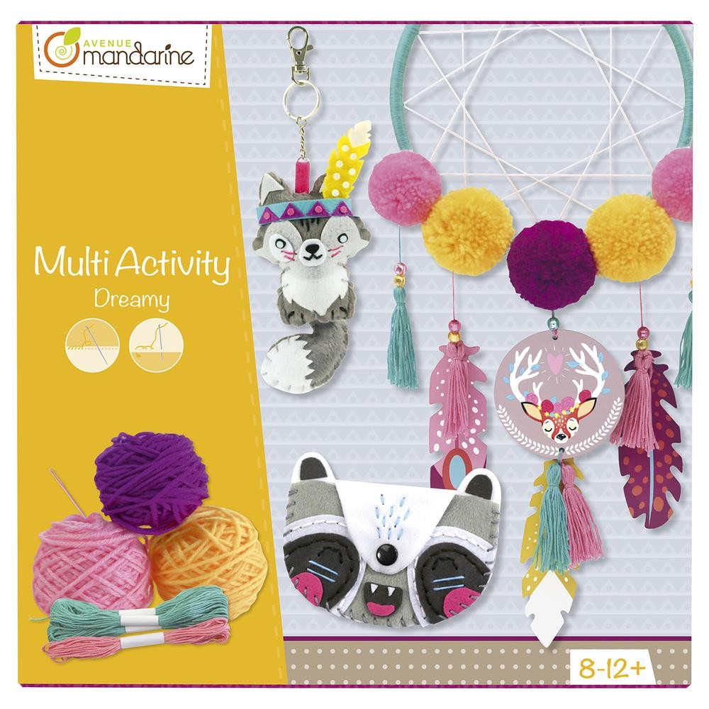 Avenue Mandarine Coffret créatif Multi Activity kit de loisirs créatifs enfant multicolore