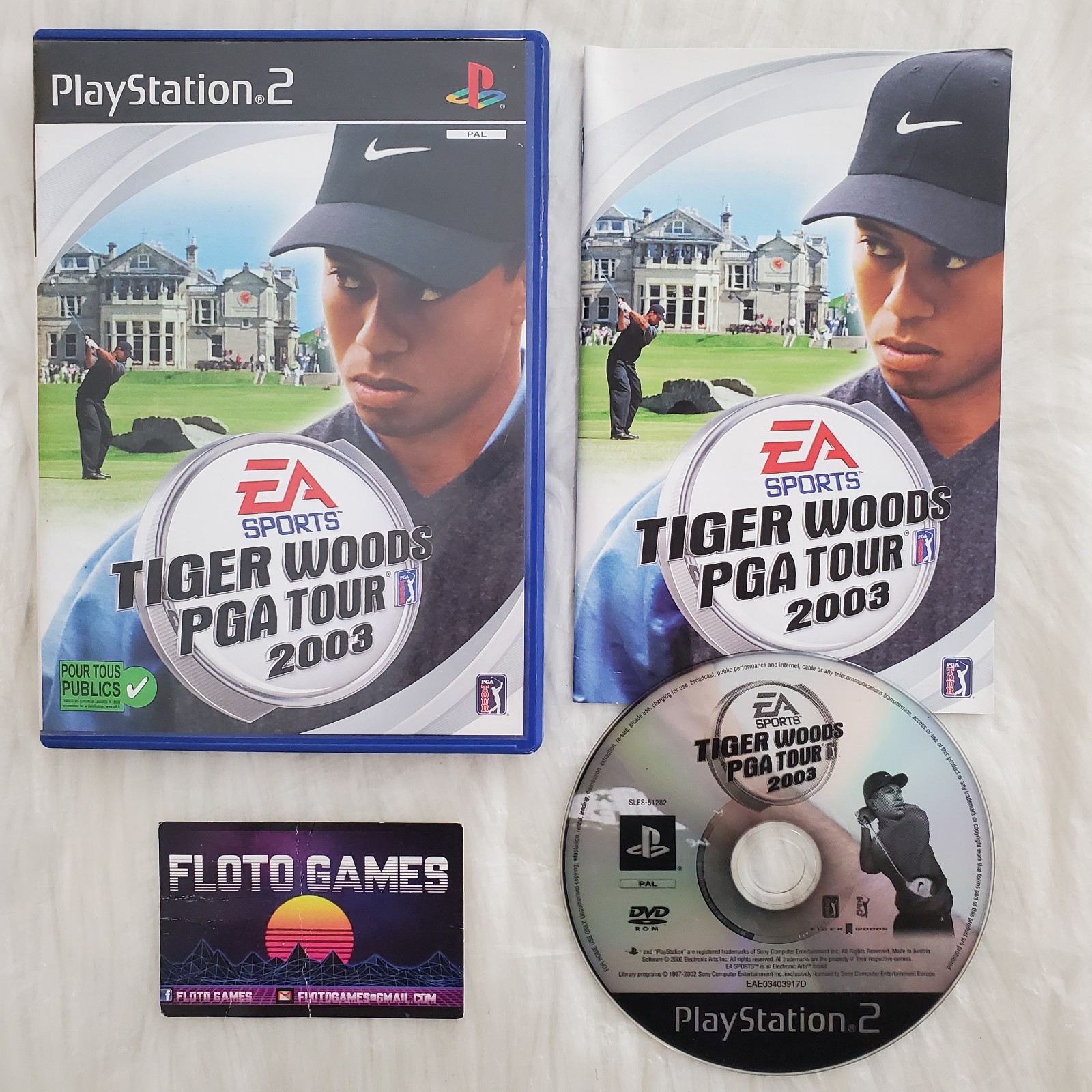 Jeu Tiger Woods PGA Tour 2003 pour PS2 Complet PAL FR - Floto Games