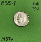 1955 Roosevelt Dime 10c BU Uncirculated Mint State 90% Silver