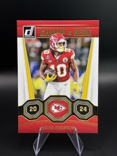 Isiah Pacheco 2024 Donruss Champ is Here Insert #3 Kansas City Chiefs Card NFL