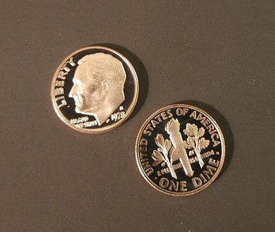 1978-S Roosevelt Dime Choice Proof 10c US Coin Free Shipping!