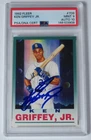 Ken Griffey Jr. HOF Signed 1992 Fleer Pro Visions Card 709 PSA 10 Auto POP 2