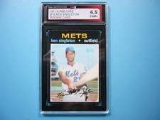 1971 O-PEE-CHEE MLB BASEBALL CARD #16 KEN SINGLETON ROOKIE RC KSA 6.5 EX/NM+ OPC. rookie card picture