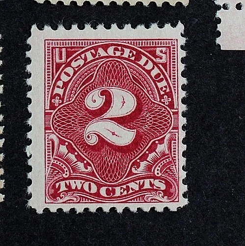 Scott # J62 -  ONE 2  CEMT 1917 POSTAGE DUE  STTAMP -  VF - OG - MNH