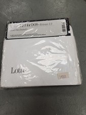 Lotus 123 Spreadsheet Software Release 2.3 5.25  DOS 1991 for Vintage IBM PCs