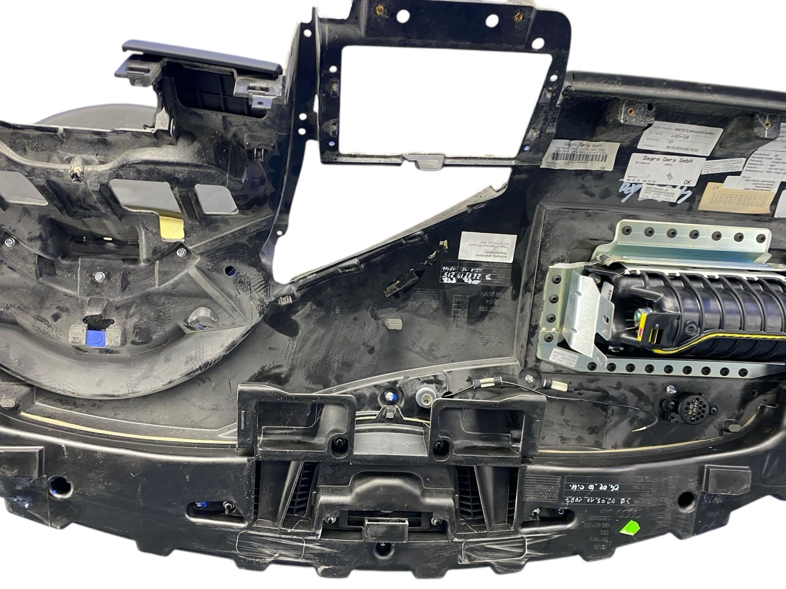 2008-2015 AUDI R8 FRONT DASHBOARD INSTRUMENT PANEL ASSEMBLY W/ BAG BLACK LEATHER