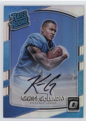 2017 Donruss Optic Rated Holo 83/99 Kenny Golladay #175 Rookie Auto RC 11p9