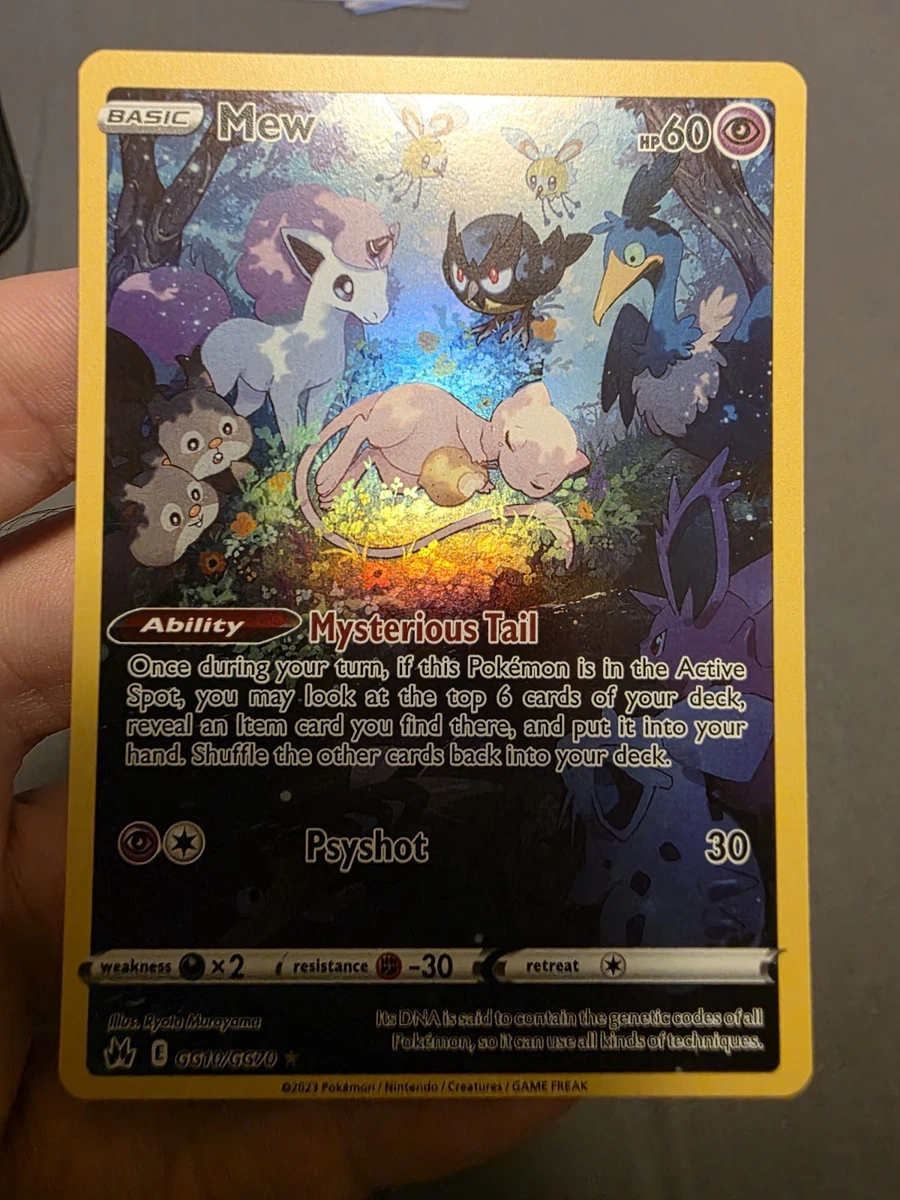 Mew GG10/GG70 Crown Zenith: Galarian Gallery Just Listed 2026